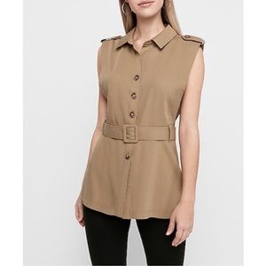Express belted utility tank top